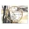 Designart 'Glam Dancing Shape Ii Modern Multipanel Wall Clock